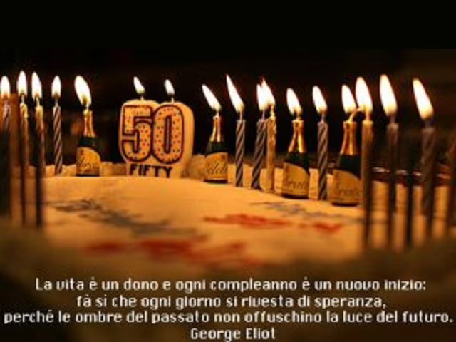 frasi auguri 50 anni amica