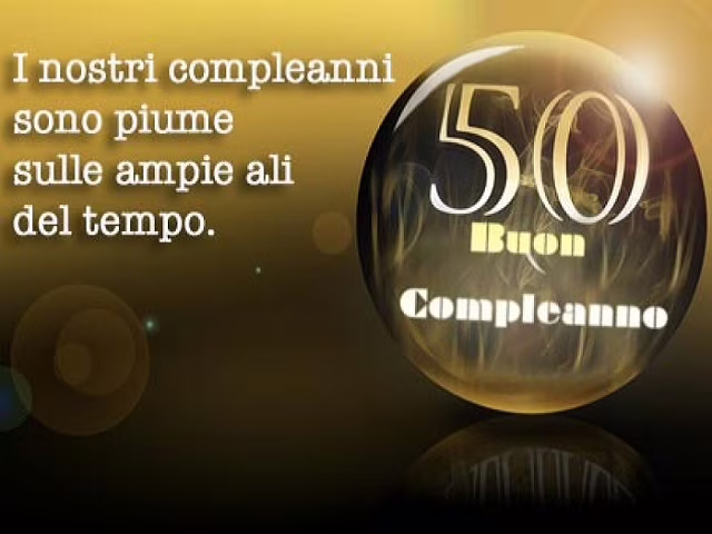 frasi auguri 50 anni divertenti