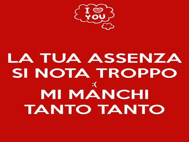 frasi con mi manchi
