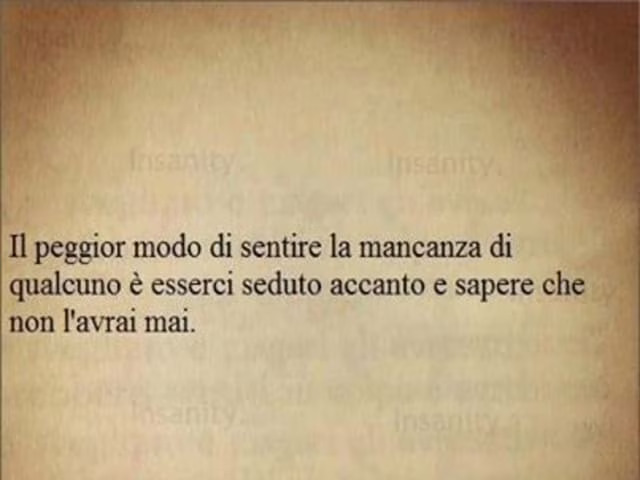 Frasi sulla mancanza di qualcuno
