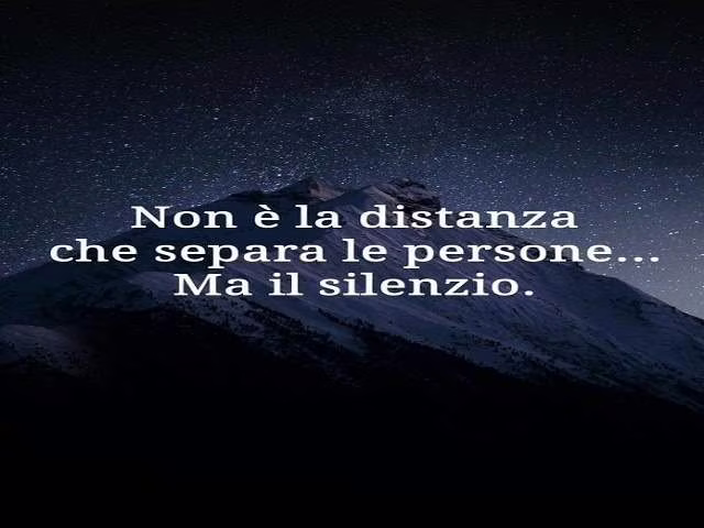 il mio silenzio