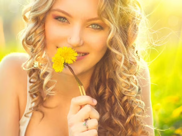 immagini sorriso di donna