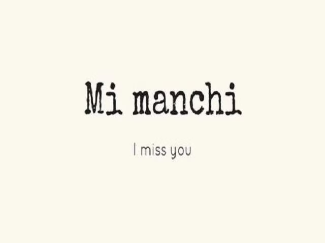 mi manchi amica mia