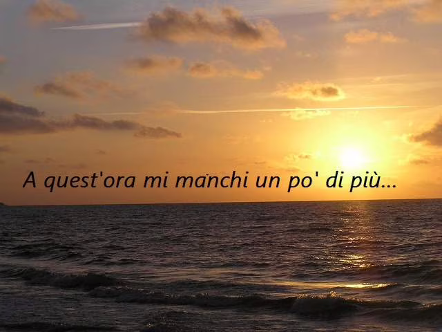 quando ti manca una persona 
