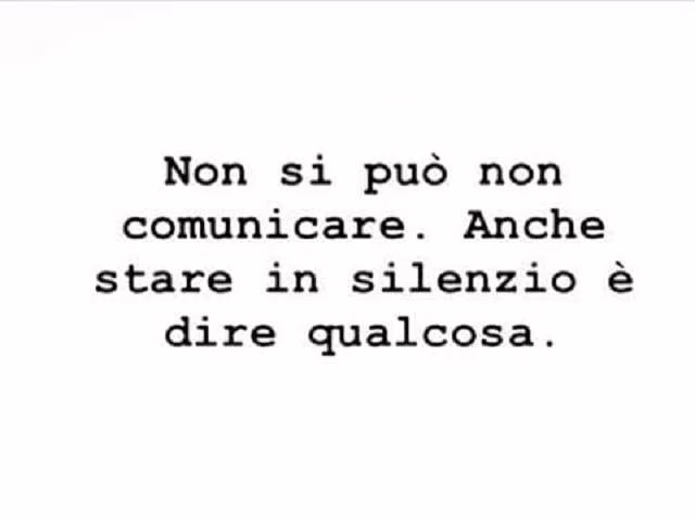 silenzio assordante