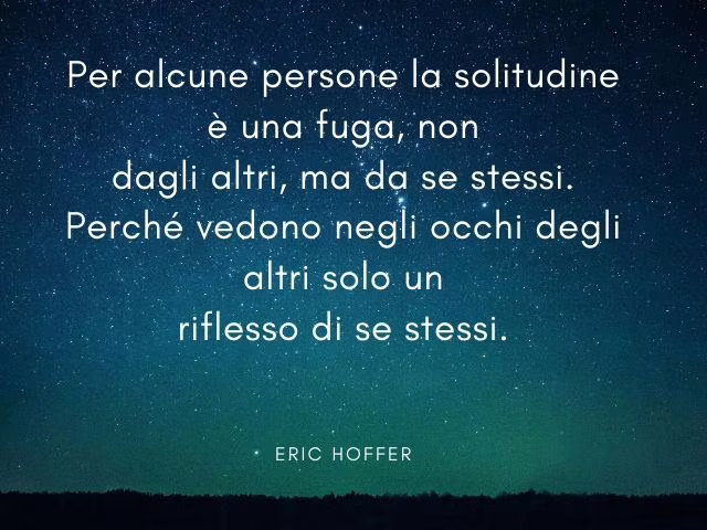 stare bene da soli