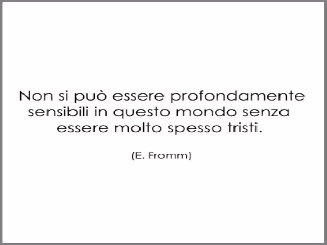 tristezza e solitudine