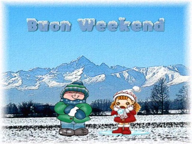 buon fine settimana immagini