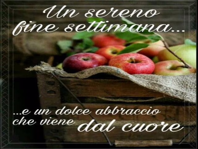 buon fine settimana