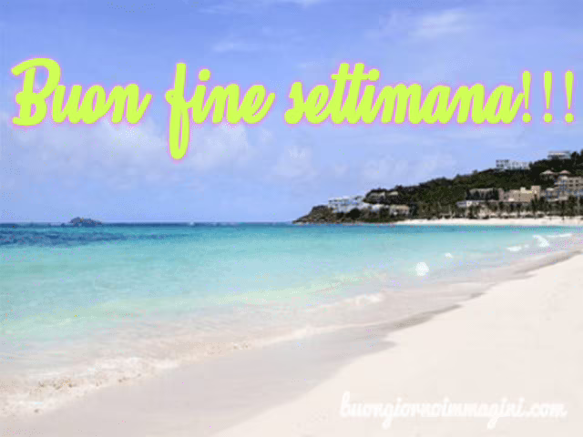 Buon weekend al mare
