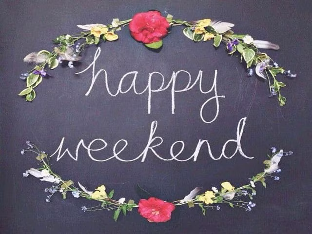 Buon weekend in inglese 