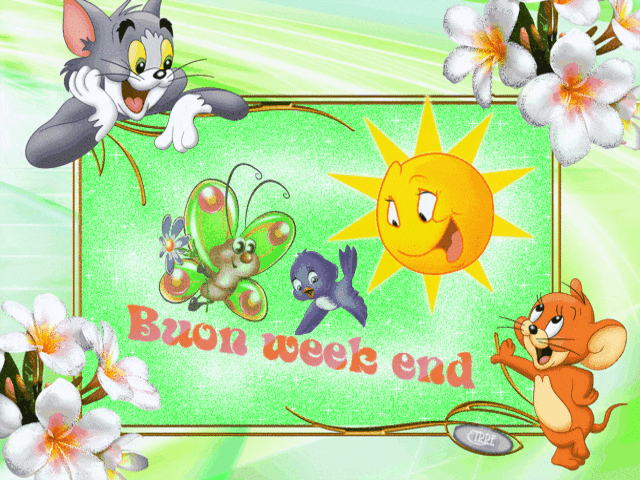 Immagini buon weekend gif 4