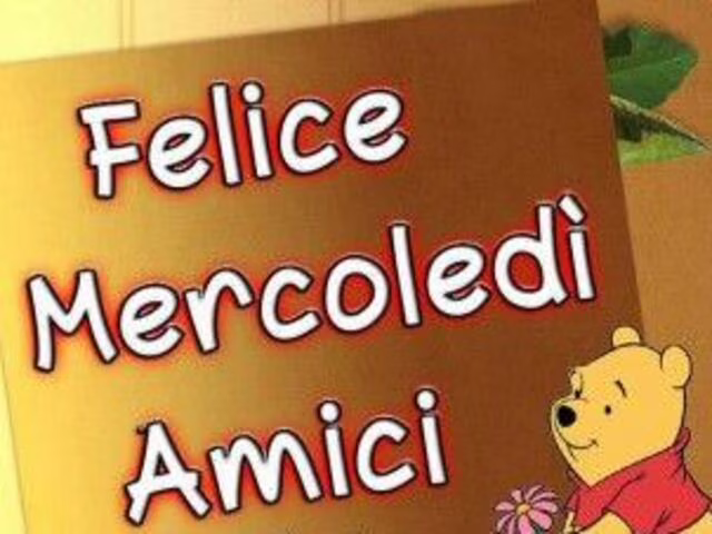 buon mercoledì amicizia 