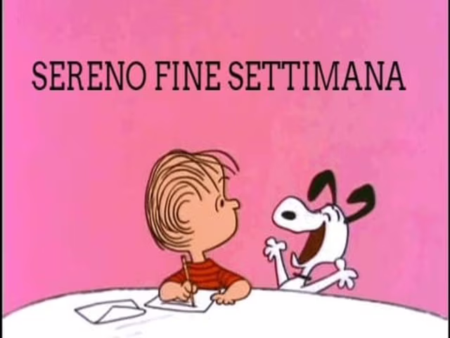 Buon weekend Snoopy 2