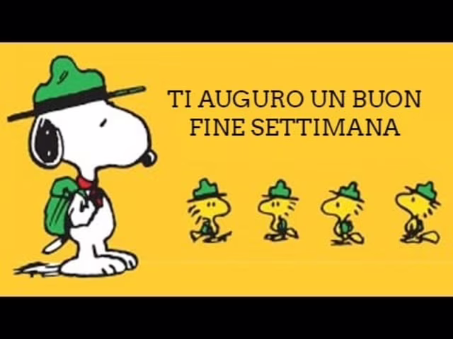 Buon weekend Snoopy 3