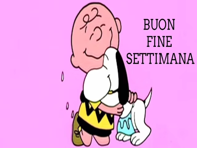 Buon weekend Snoopy 6