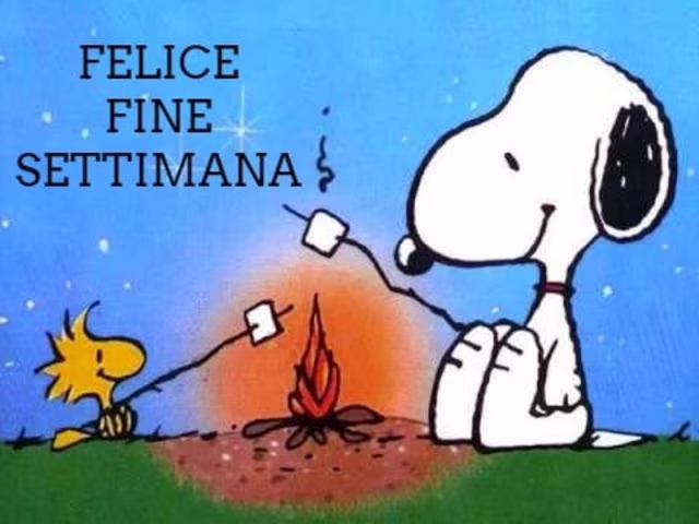 Buon weekend Snoopy 7