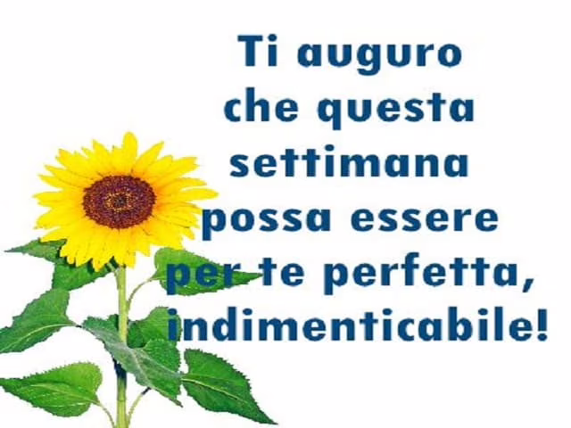 buona settimana immagini