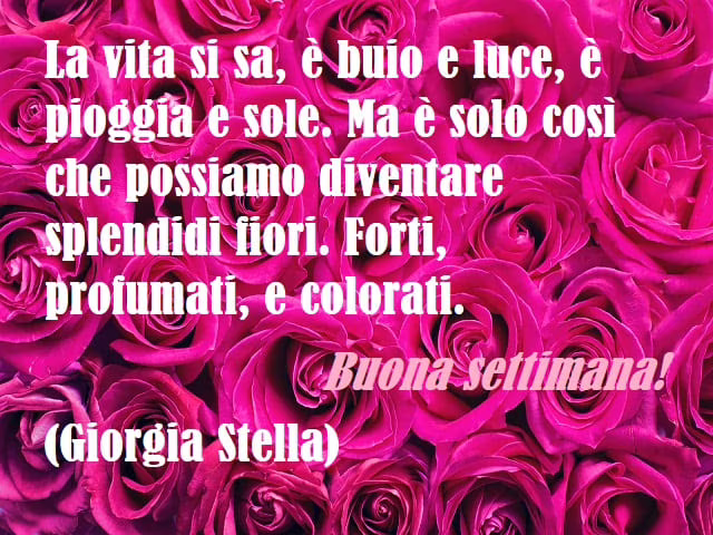 buona settimana immagini