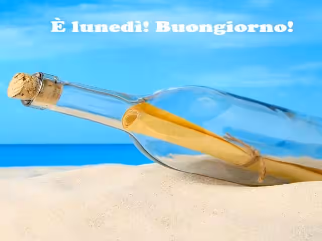 buongiorno e buon lunedì