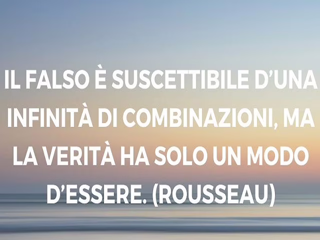 che cos'è la verità