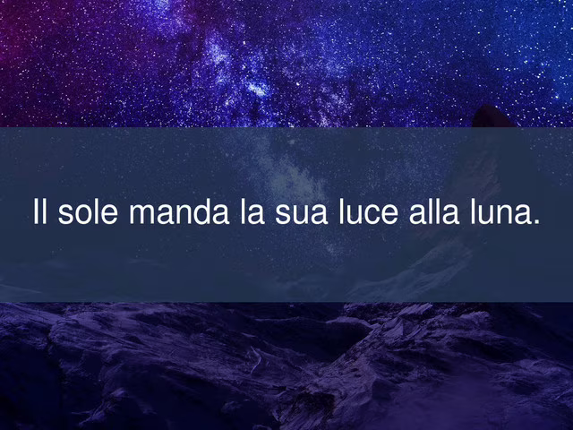 frasi sole luna