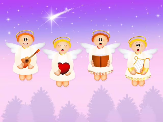 immagini di angeli da colorare