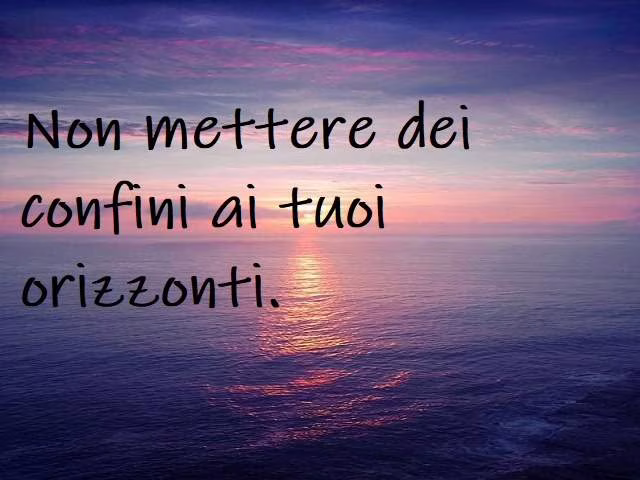 l'orizzonte frasi