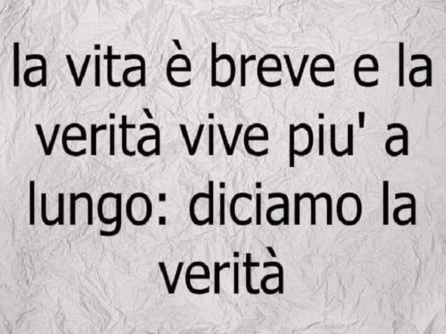 la verità rende liberi
