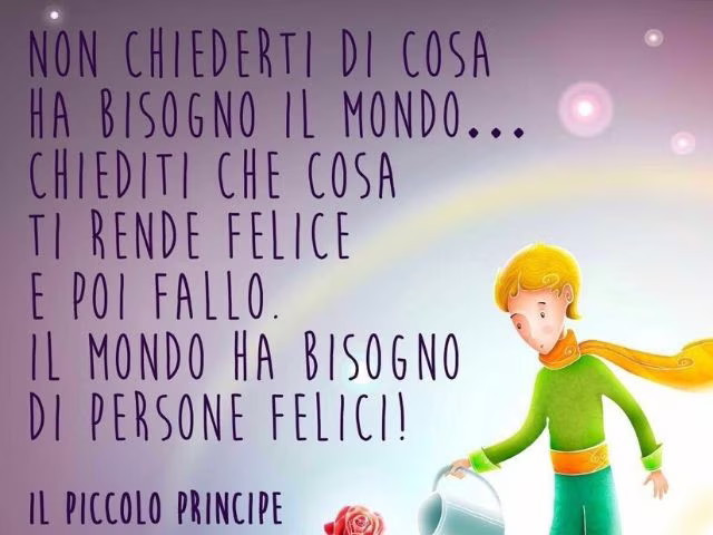frasi tramonto piccolo principe
