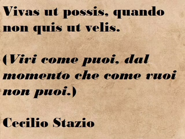 aforismi in latino sulla vita