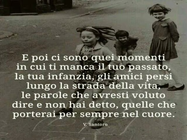 amici d'infanzia frasi