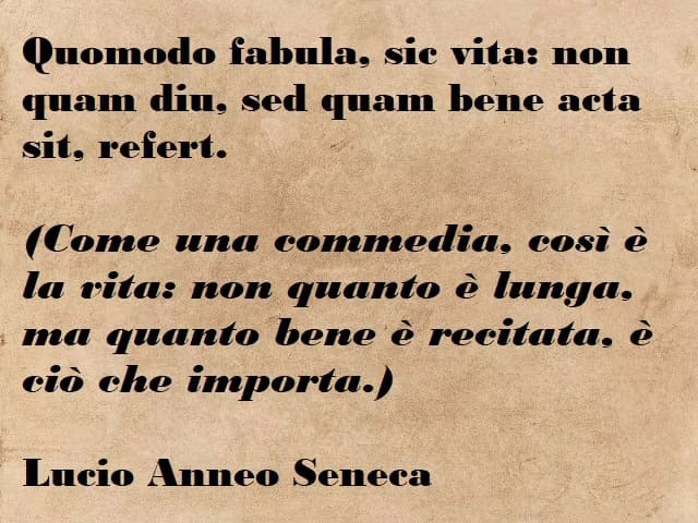 frasi di seneca in latino