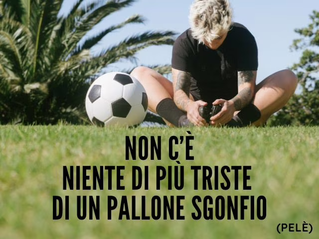 frasi poetiche sul calcio