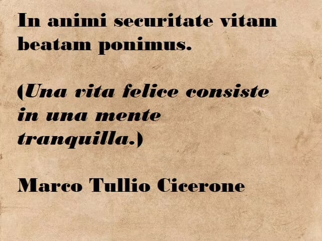 frasi sulla vita in latino