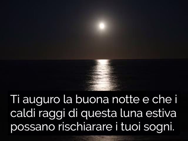 immagini buonanotte estate