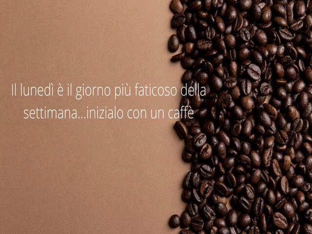 pausa caffè
