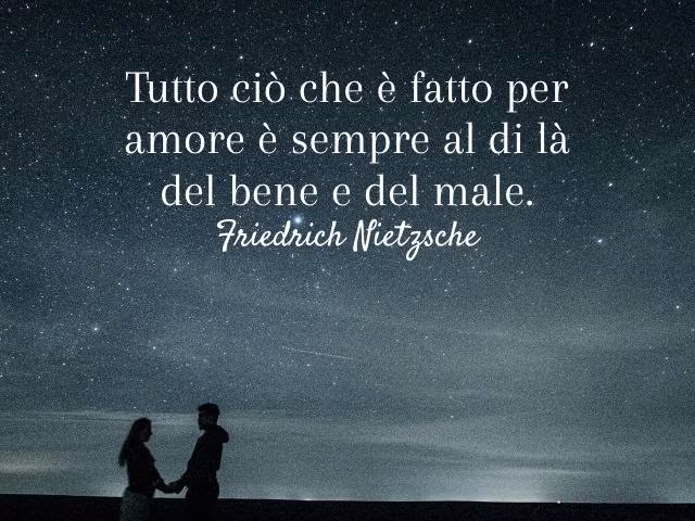 aforismi nietzsche amore