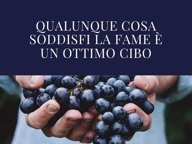 frasi famose cibo