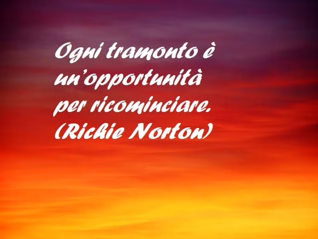 frasi tramonto