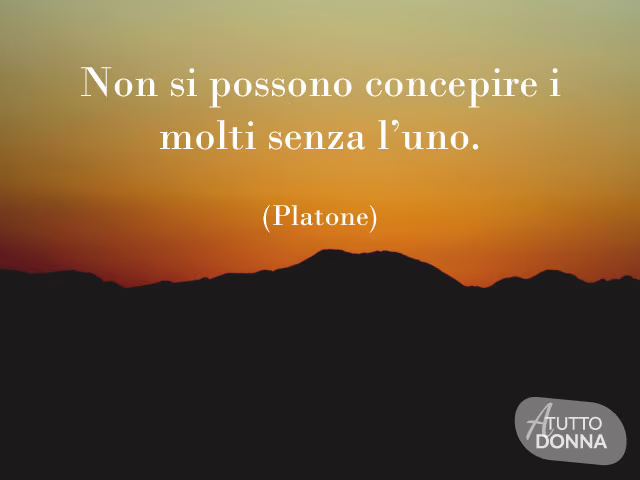 platone uno molti