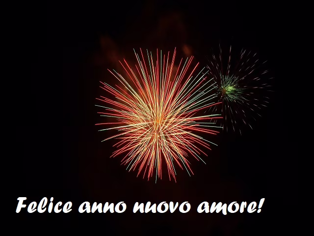 auguri di buon anno d'amore