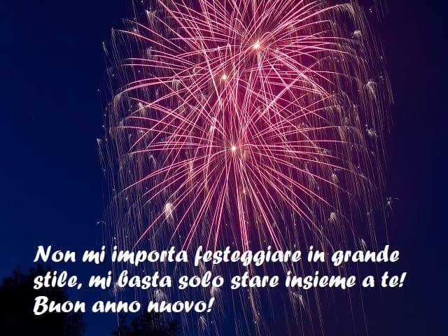 auguri di buon anno per il mio amore