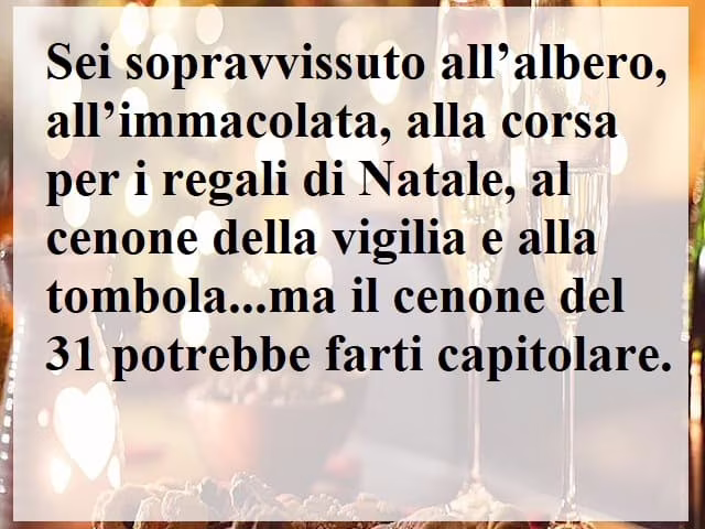 cenone di capodanno