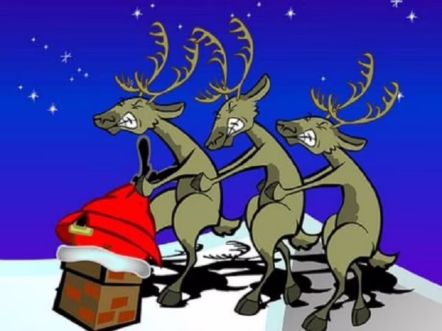 immagini divertenti di babbo natale