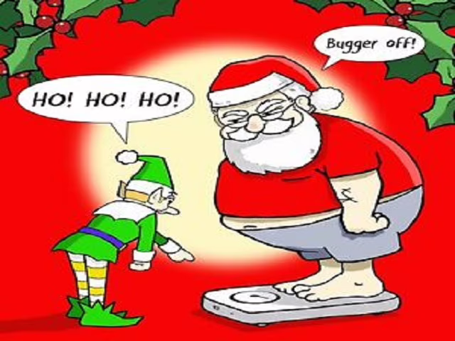 immagini divertenti di babbo natale