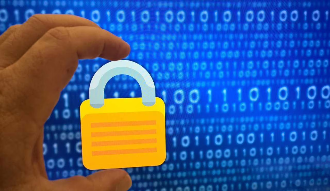 lucchetto della privacy sui dati