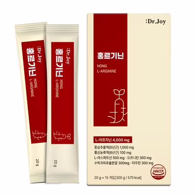 [제품] 닥터조이 홍삼 아르기닌 홍르기닌 20g x 15포