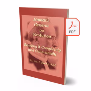 Humani Generis on Evolution - E-Book (PDF)