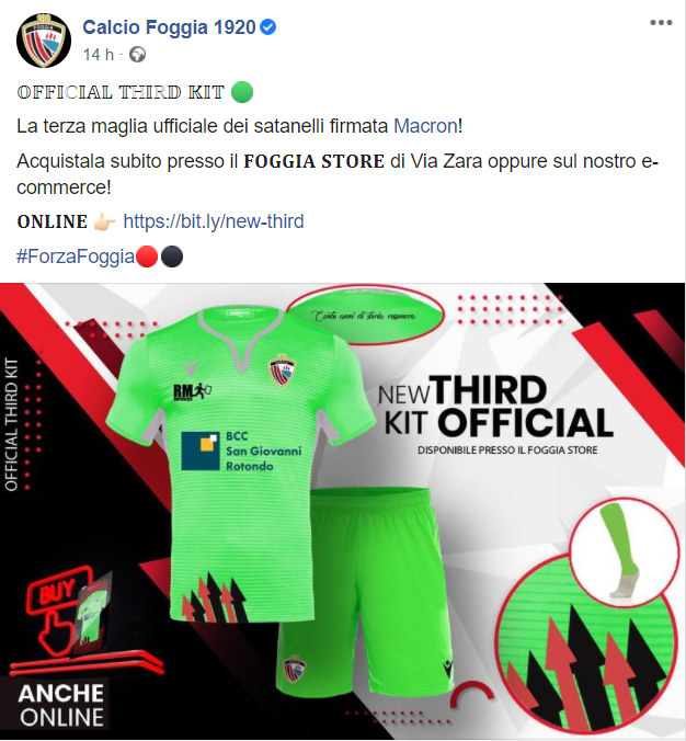 Third Kit Foggia